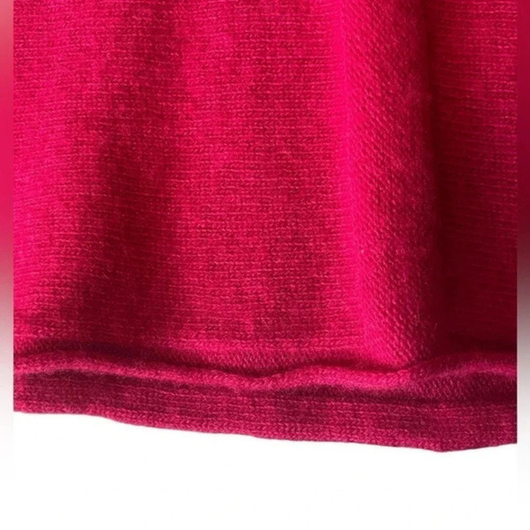 Bianco & Blu Made in Italy Women's Fuschia Pink Dolman Sleeve Sweater Sz… - Picture 6 of 11